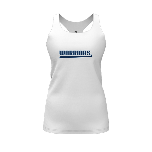 [FT0TRBWH-FYS-LOGO1] Decker Racerback Tank Top (Female Youth S, White, Logo 1)