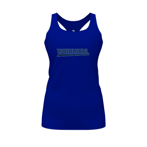 [FT0TRBRY-FYS-LOGO1] Decker Racerback Tank Top (Female Youth S, Royal, Logo 1)
