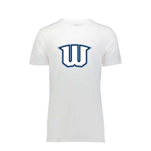 [FTSCUBWH-AS-LOGO2] Decker Men's Tri-Blend T-Shirt - Short Sleeve (Adult S, White, Logo 2)
