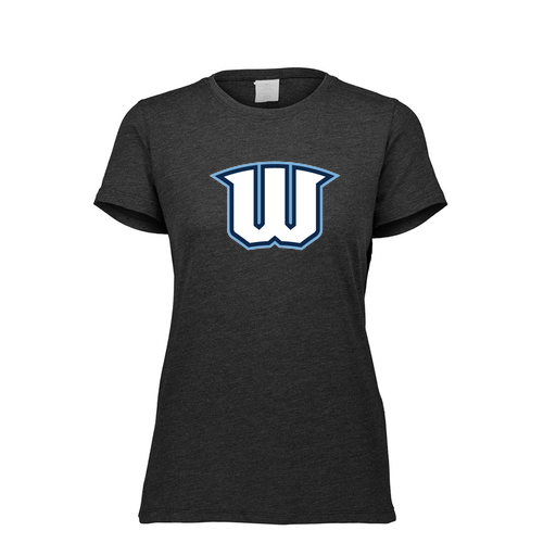 [FTSCUBBK-FAXS-LOGO2] Decker Women's Tri-Blend T-Shirt - Short Sleeve (Female Adult XS, Black, Logo 2)