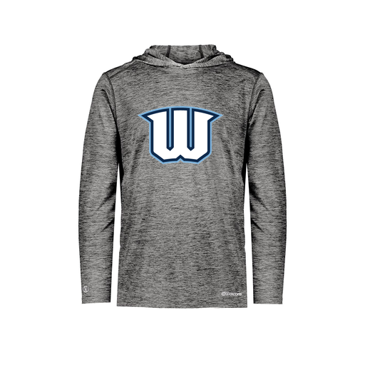 [FOLHCGBK-YS-LOGO2] Decker Youth Charge Hoodie (Youth S, Black, Logo 2)