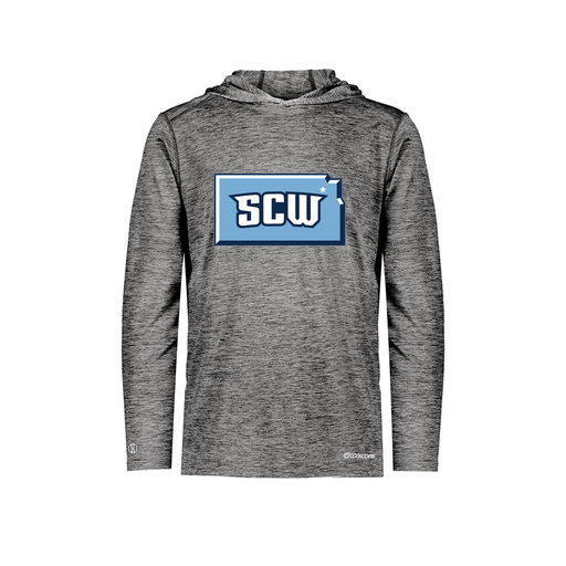 [FOLHCGBK-YS-LOGO3] Decker Youth Charge Hoodie (Youth S, Black, Logo 3)