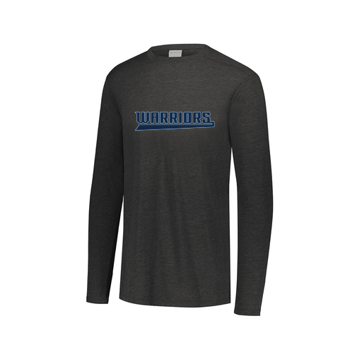 [FTLCUBBK-AXS-LOGO1] Decker Men's Tri-Blend T-Shirt - Long Sleeve (Adult XS, Black, Logo 1)